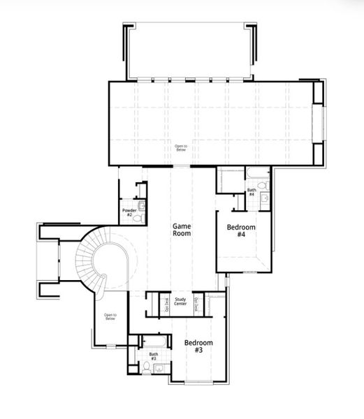2D floor plan layout for the Lucca by Highland Homes in Fulbrook on Fulshear Creek, Fulshear, TX (Image 34). 2D floor plan layout for the Lucca by Highland Homes in Fulbrook on Fulshear Creek, Fulshear, TX (Image 34).