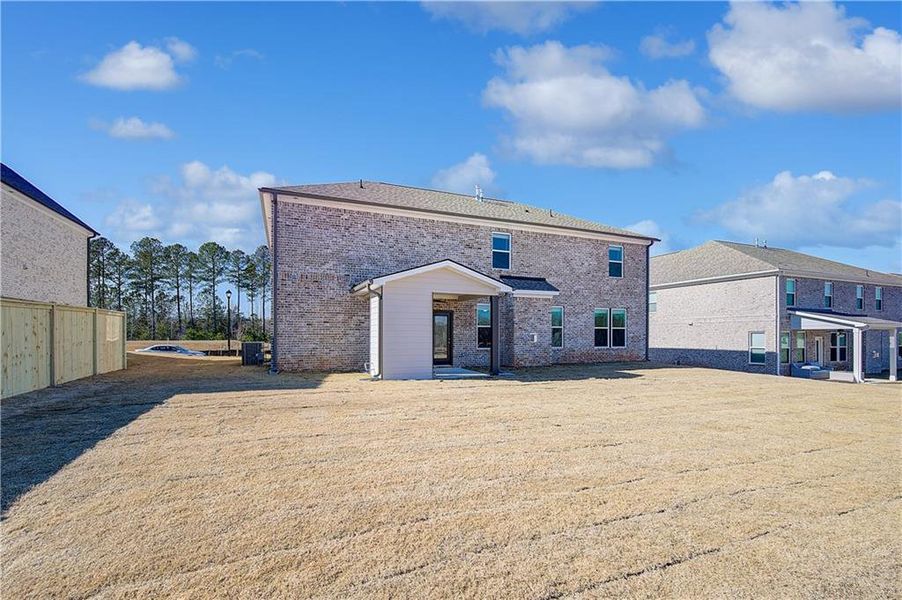 Exterior details and patio area of a home in Westwind Estates, Hampton (Image 17).