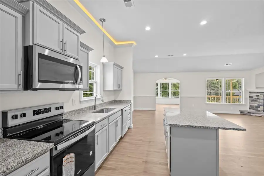 Representative furnished interior of a home built from the Drayton by Enchanted Homes in Ballentine Ridge, Lyman (Image 4).