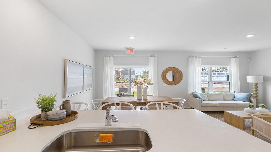 Furnished interior view inside a new home in The Crossing at St. James, Summerville (Image 17).