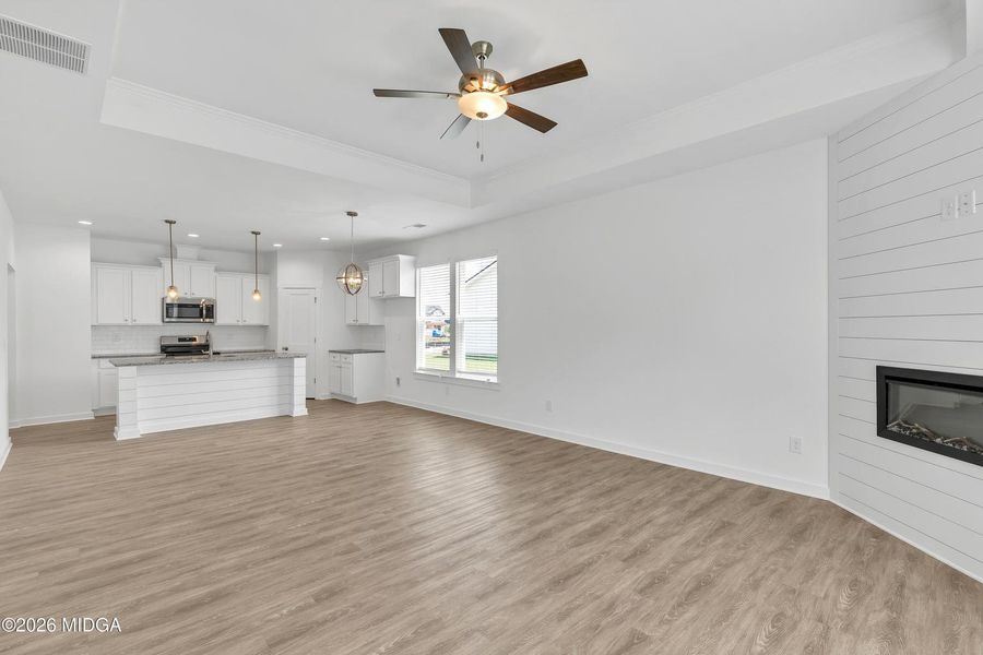 Spacious, unfurnished interior of a new home in Langston Place, Perry (Image 15). Spacious, unfurnished interior of a new home in Langston Place, Perry (Image 15).