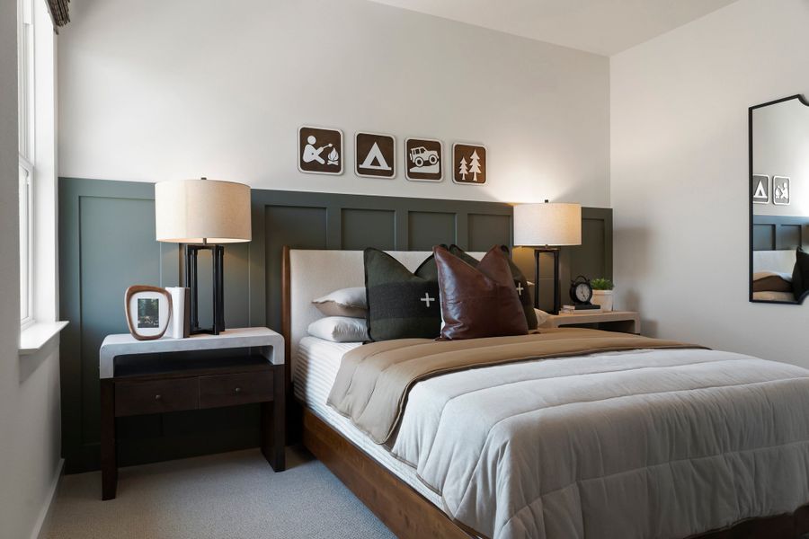 Furnished interior view inside a new home in Heritage, Dripping Springs (Image 44).