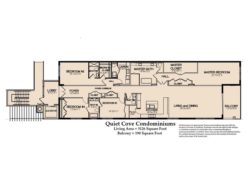 2D floor plan layout of this home in , Tierra Verde, FL (Image 6).