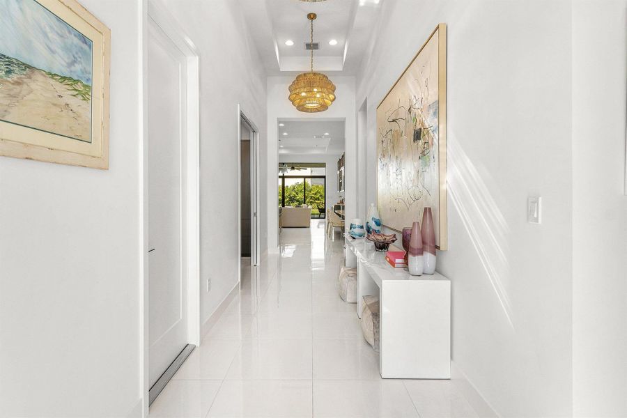 Furnished interior view inside a new home in , Boca Raton (Image 6). Furnished interior view inside a new home in , Boca Raton (Image 6).