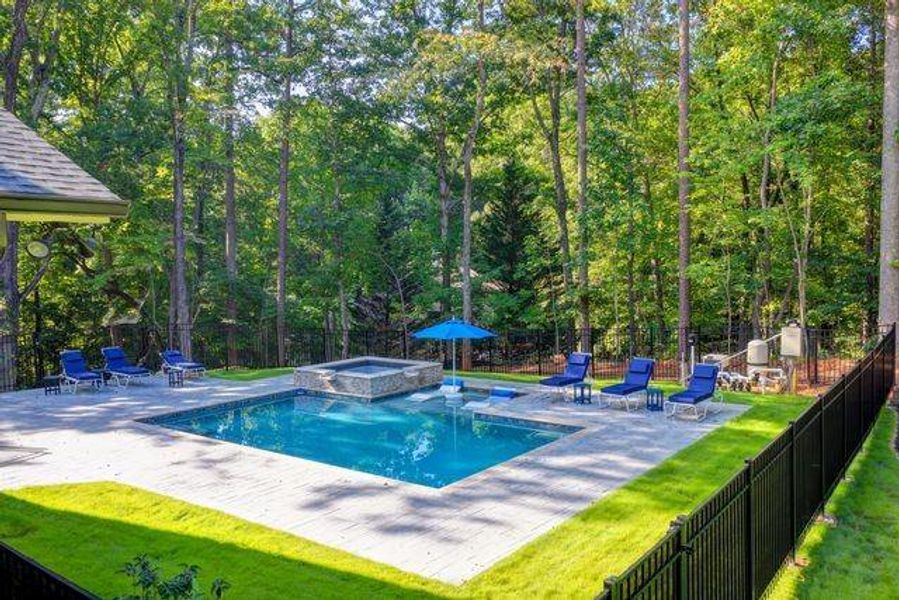 Exterior details and patio area of a home in , Gainesville (Image 28).