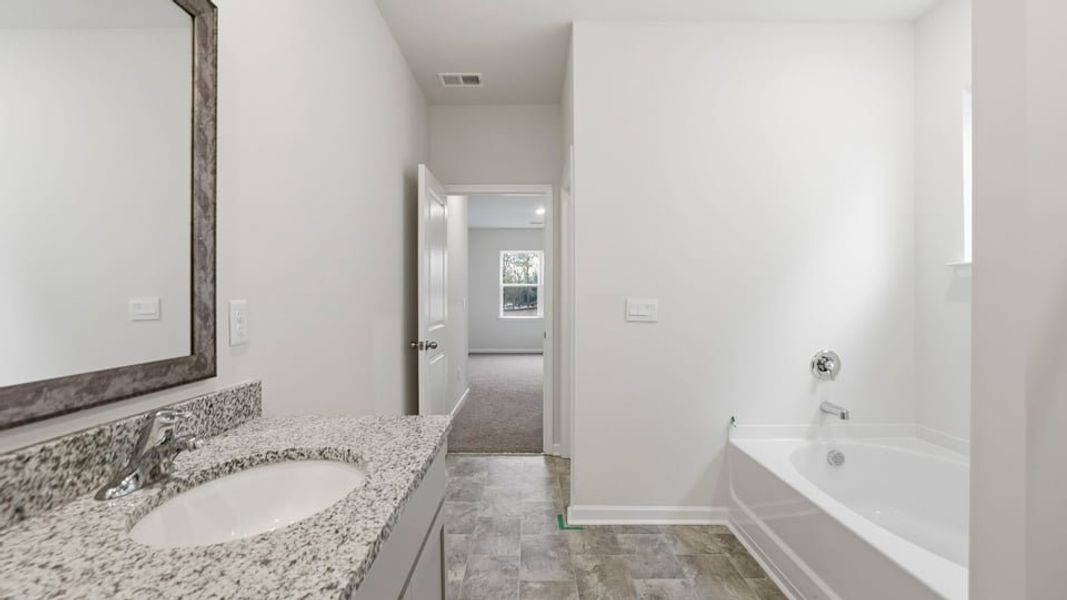 Furnished interior view inside a new home in Durbin Meadows Traditions, Fountain Inn (Image 10). Furnished interior view inside a new home in Durbin Meadows Traditions, Fountain Inn (Image 10).