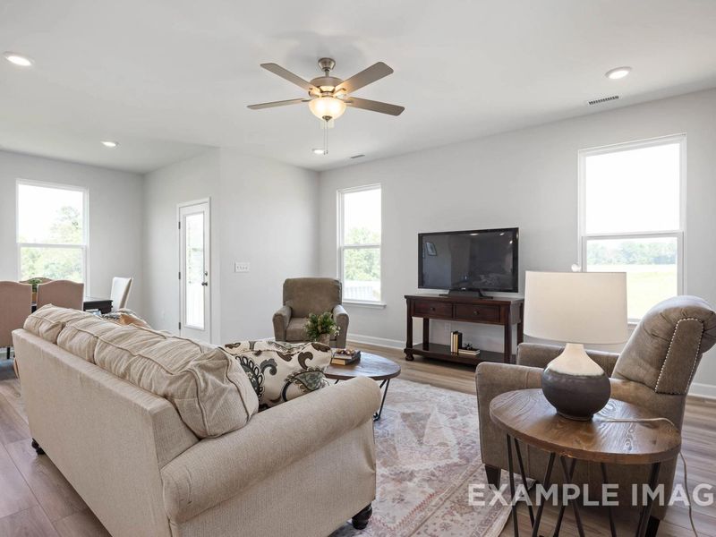 Representative furnished interior of a home built from the The Daphne C by Davidson Homes LLC in Woodland Crossing, Zebulon (Image 15).