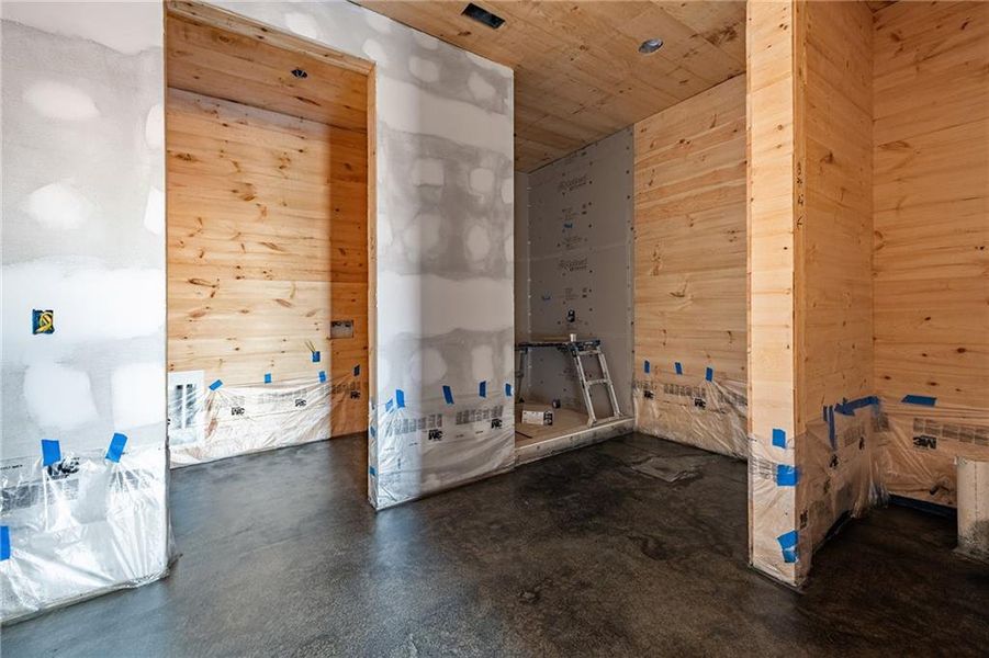 In-progress construction of a new home in , Blue Ridge, GA (Image 26).