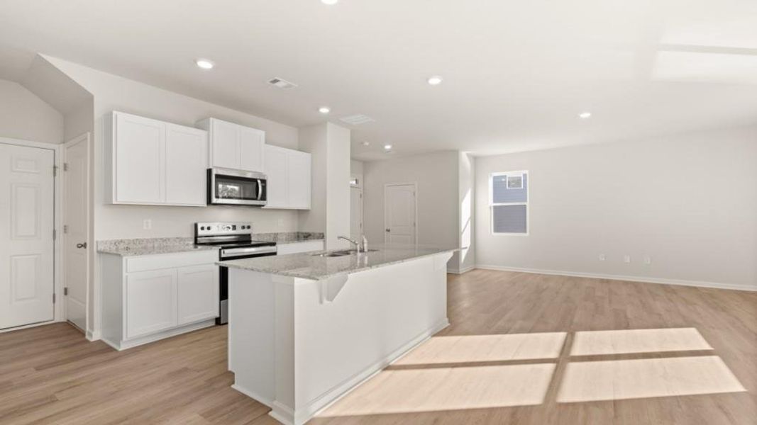 Furnished interior view inside a new home in Pointe Park, Union City (Image 7). Furnished interior view inside a new home in Pointe Park, Union City (Image 7).