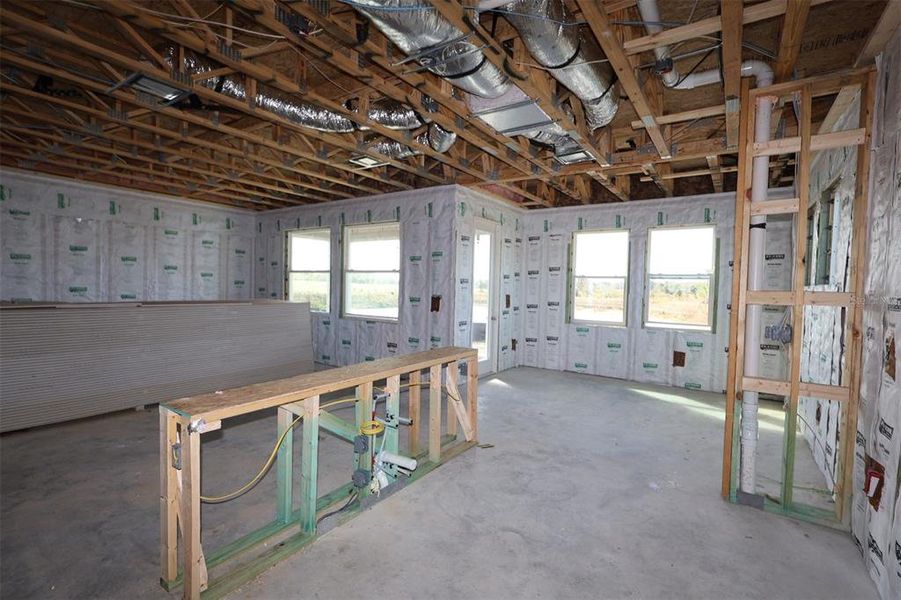 In-progress construction of a new home in Persimmon Place – Garden Series, Wesley Chapel, FL (Image 6).