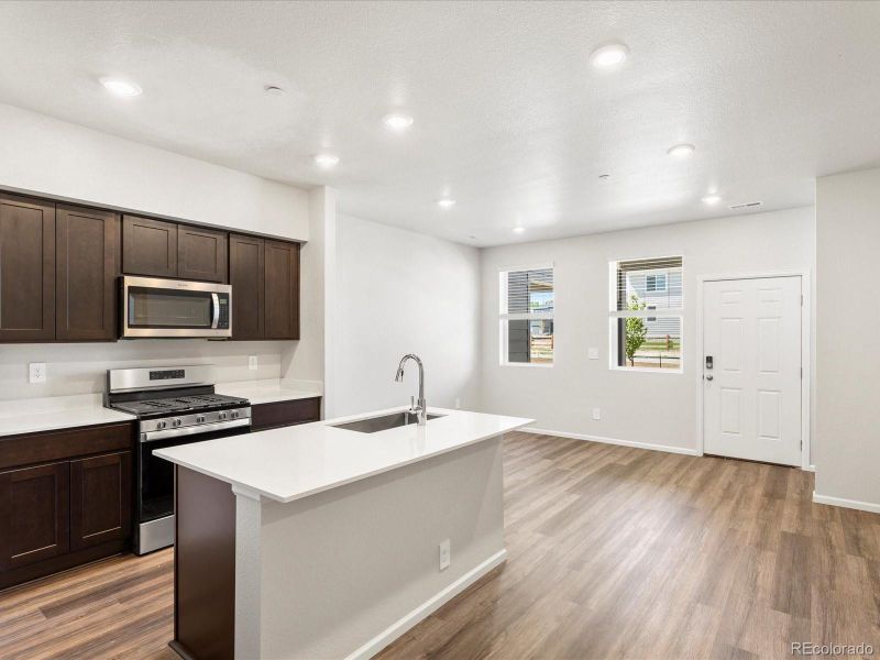 Furnished interior view inside a new home in Poudre Heights: The Meadow Collection, Windsor (Image 8).