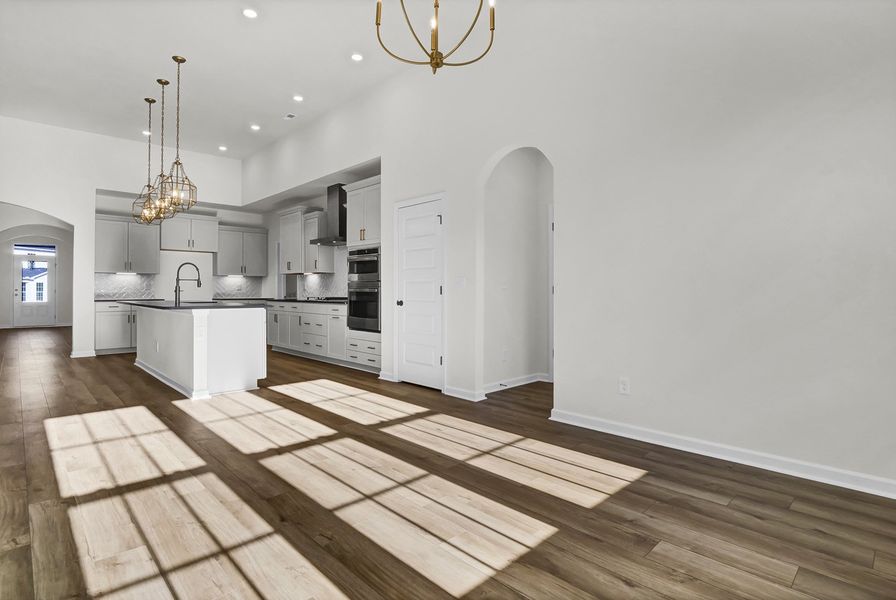 Spacious, unfurnished interior of a new home in Grand Park, Leland (Image 14). Spacious, unfurnished interior of a new home in Grand Park, Leland (Image 14).