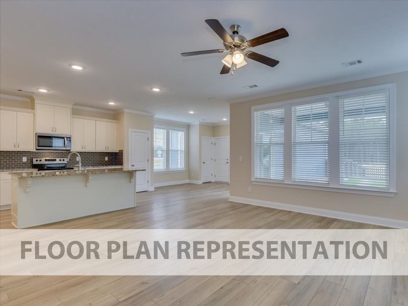 Spacious, unfurnished interior of a new home in Tillery Park, Grovetown (Image 9).