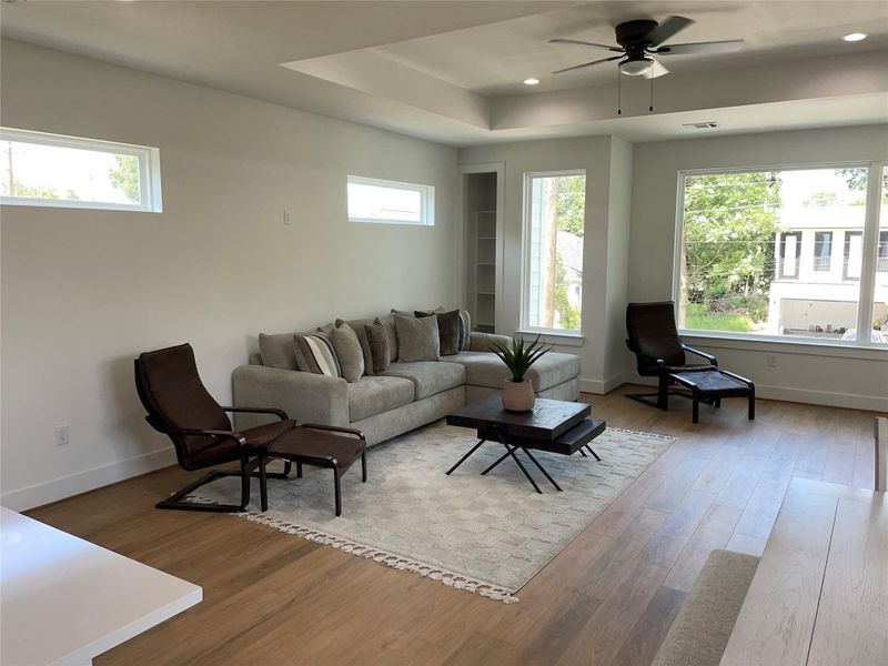 Furnished interior view inside a new home in , Houston (Image 11). Furnished interior view inside a new home in , Houston (Image 11).