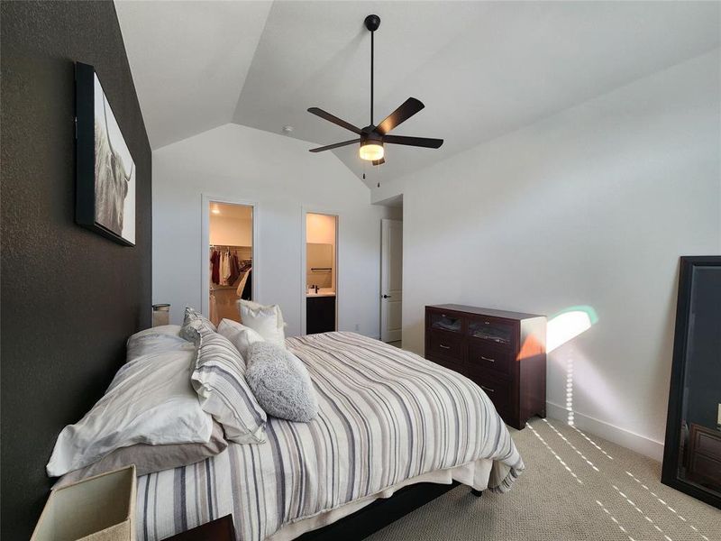 Furnished interior view inside a new home in Wildflower Ranch, Justin (Image 7).