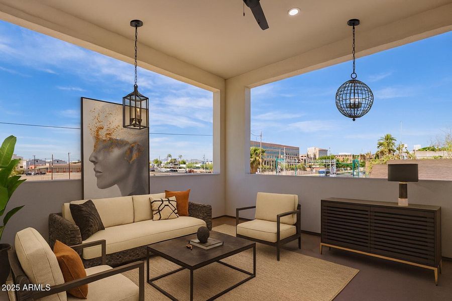 balcony staged balcony staged