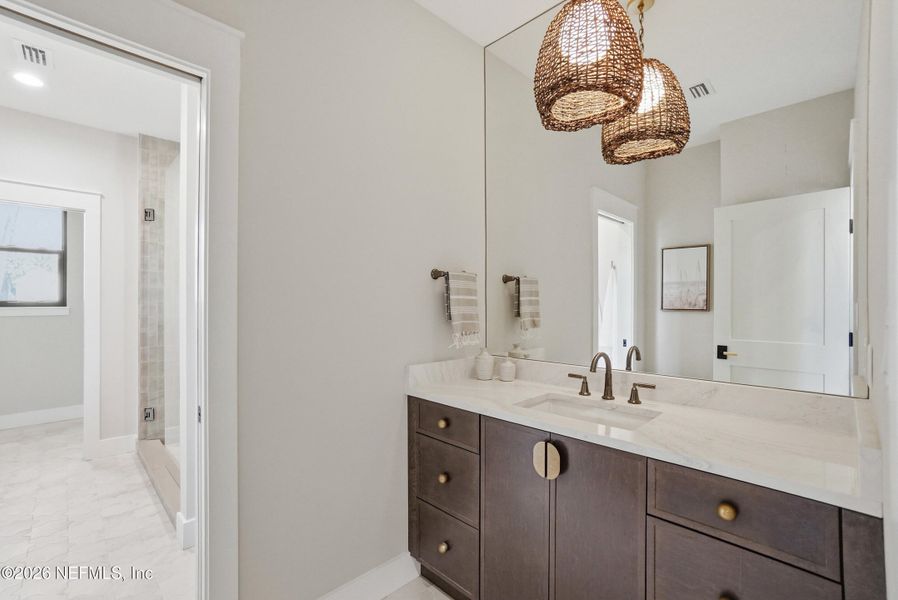 Furnished interior view inside a new home in , Atlantic Beach (Image 50).