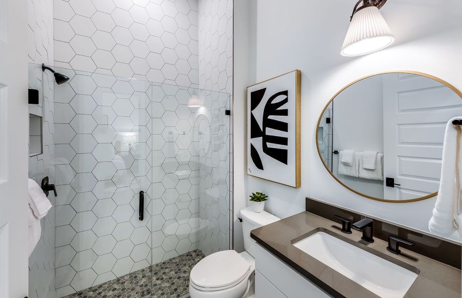 Representative furnished interior of a home built from the Madeira by DiVosta in Bridgewater, Jupiter (Image 37).