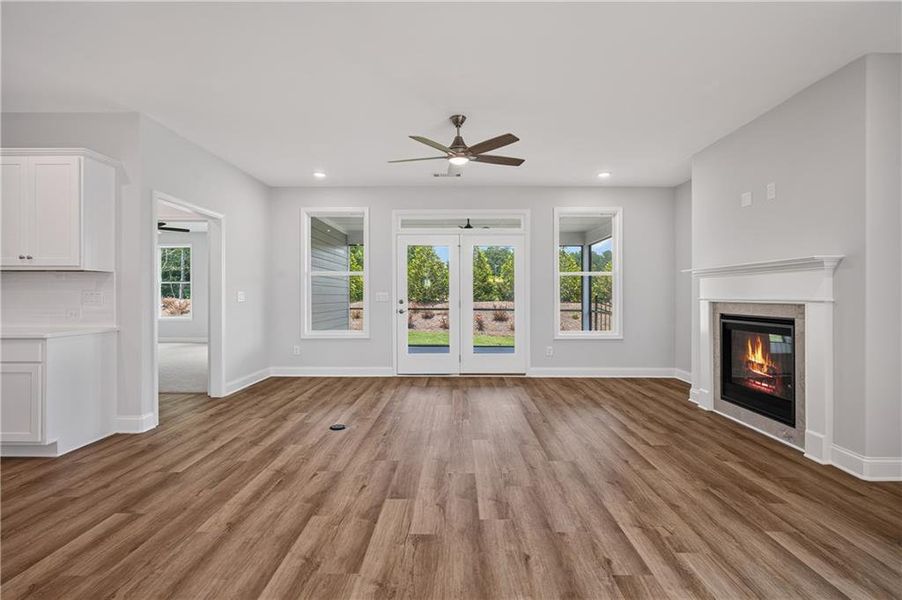 Spacious, unfurnished interior of a new home in , Hiram (Image 19).