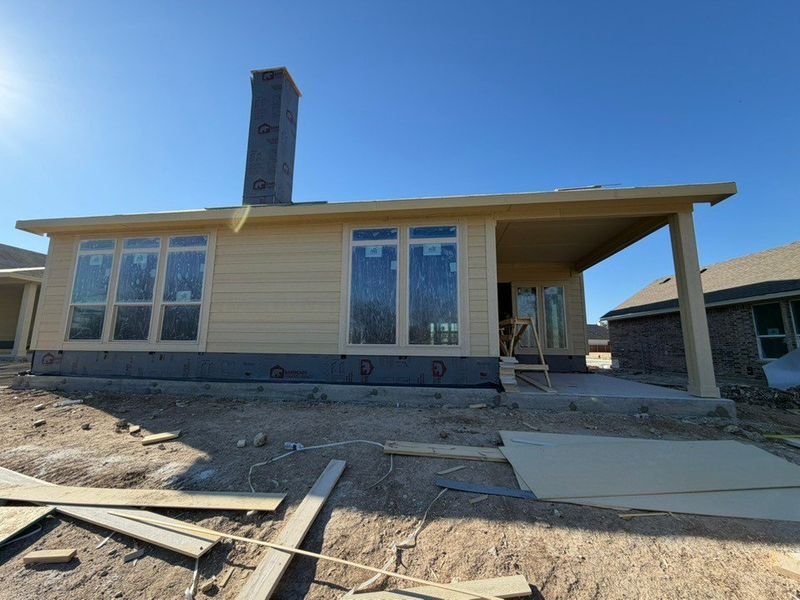 In-progress construction of a new home in Waterford Park, Weatherford, TX (Image 6).