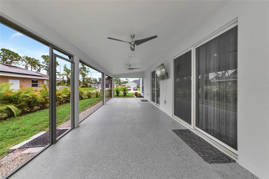Exterior details and patio area of a home in , North Port (Image 29). Exterior details and patio area of a home in , North Port (Image 29).