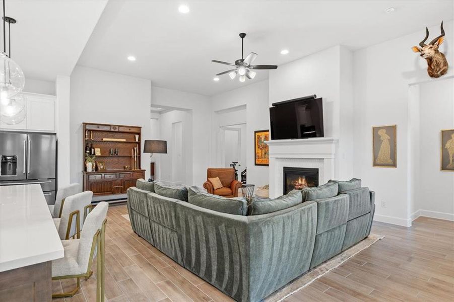 Furnished interior view inside a new home in North Sky, Celina (Image 5).