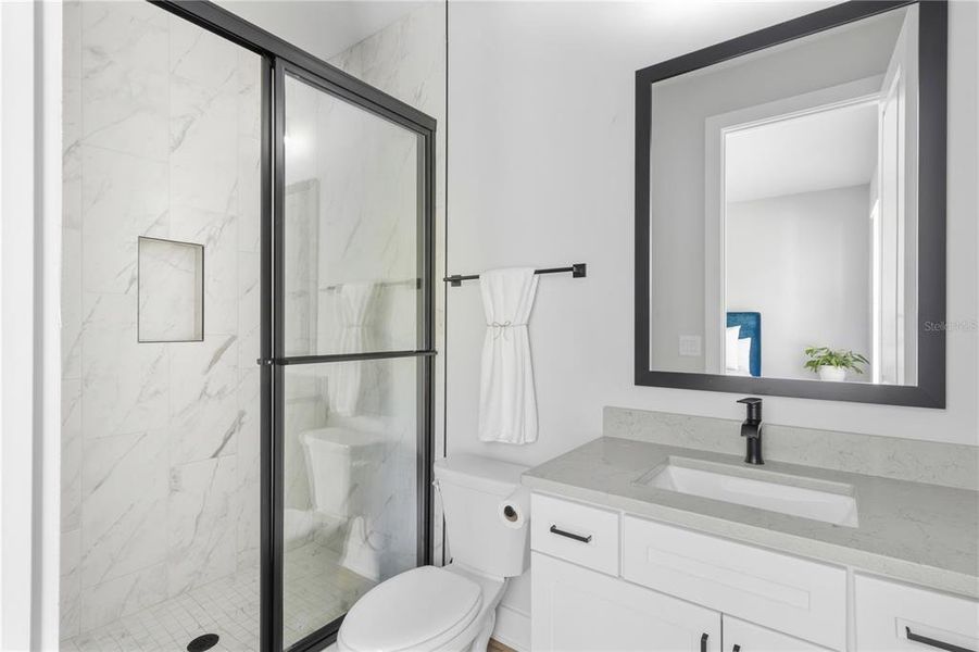Furnished interior view inside a new home in Bella Terra, Hudson (Image 37).