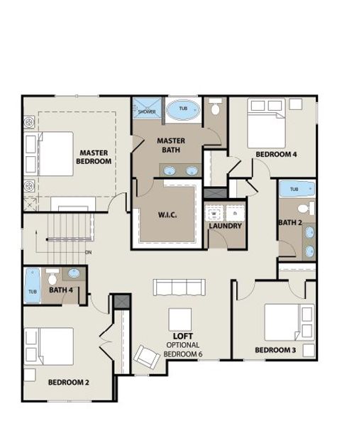 2D floor plan layout for the Auburn Tandem by Peachtree Building Group in The Fairways at Mirror Lake, Villa Rica, GA (Image 4). 2D floor plan layout for the Auburn Tandem by Peachtree Building Group in The Fairways at Mirror Lake, Villa Rica, GA (Image 4).