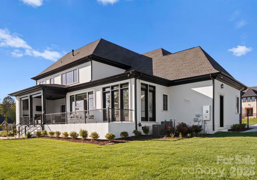 Front exterior of a new home in , Weddington, NC, highlighting curb appeal (Image 1). Front exterior of a new home in , Weddington, NC, highlighting curb appeal (Image 1).
