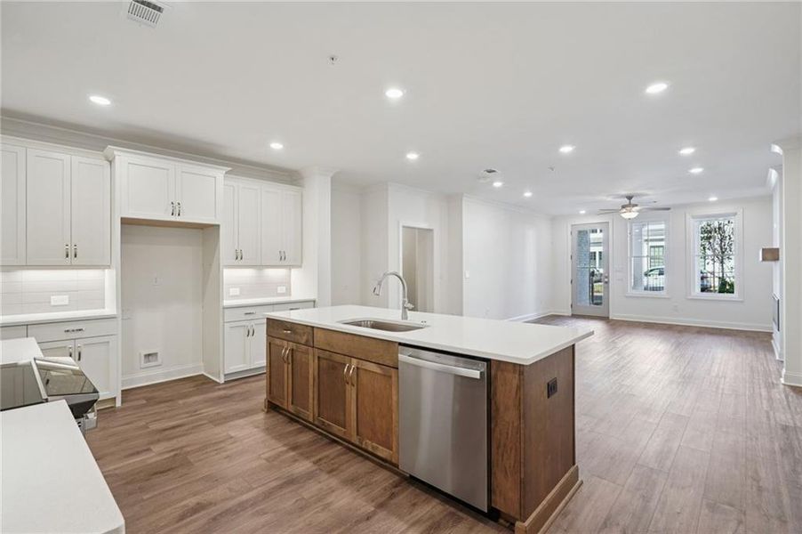 Furnished interior view inside a new home in , Peachtree Corners (Image 4).