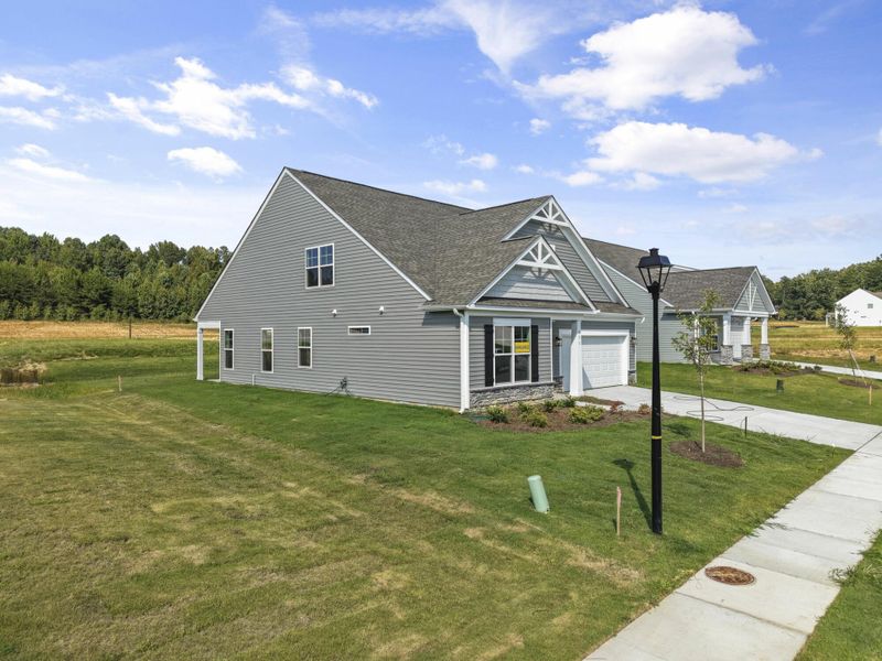 Front exterior of a new home in Hopewell Garden, Winston-Salem, NC, highlighting curb appeal (Image 2).