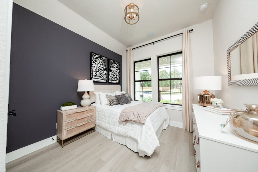 Furnished interior view inside a new home in The Highlands, Porter (Image 4).
