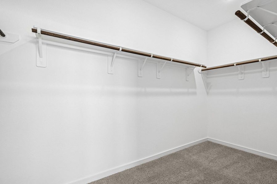 Primary walk-in closet