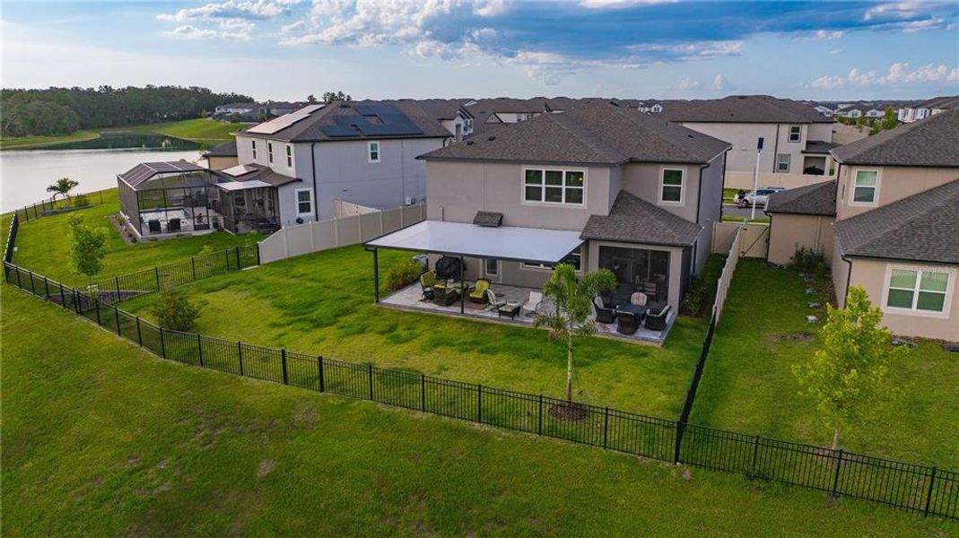 Exterior details and patio area of a home in , Wesley Chapel (Image 41).