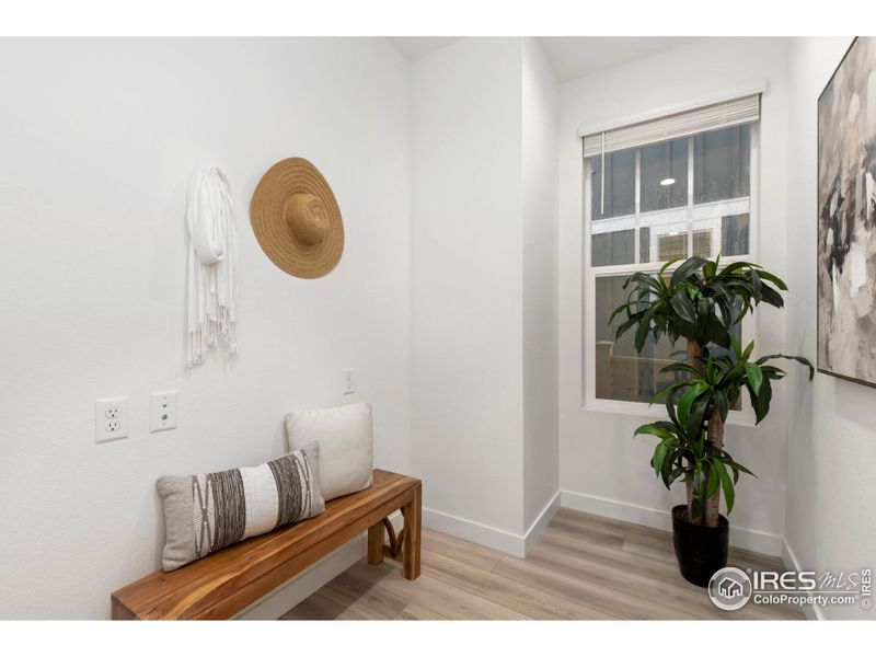 Main Floor back room for office, work-out room, etc