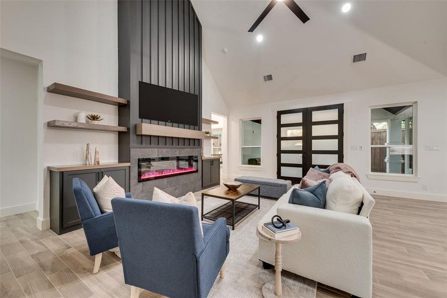 Furnished interior view inside a new home in , Fort Worth (Image 31).