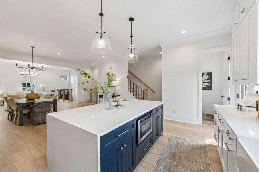 Furnished interior view inside a new home in Skyview On Broad, Sugar Hill (Image 15).