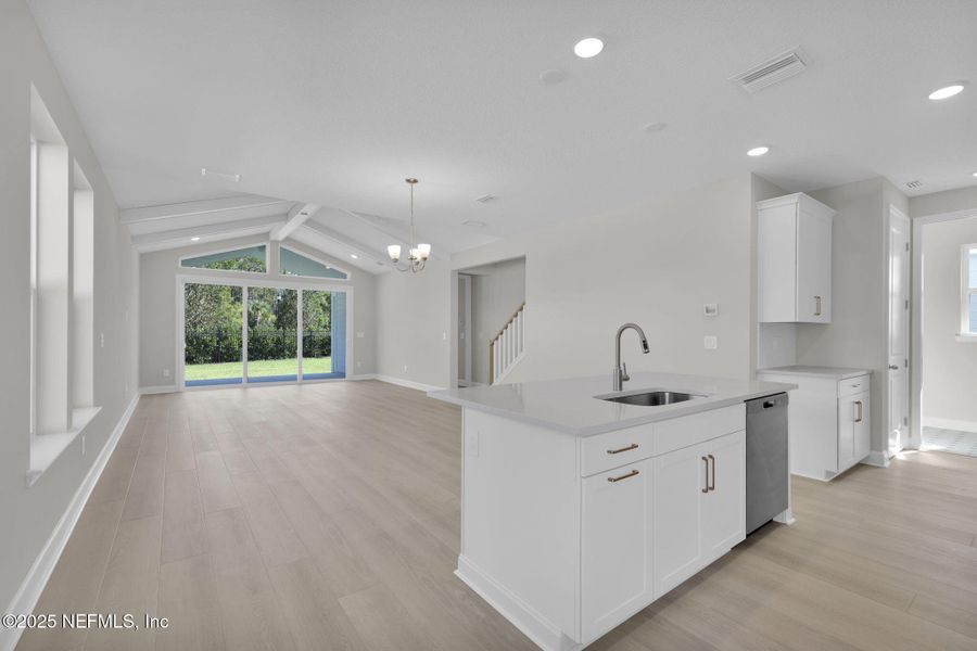 Furnished interior view inside a new home in , Ponte Vedra (Image 8).