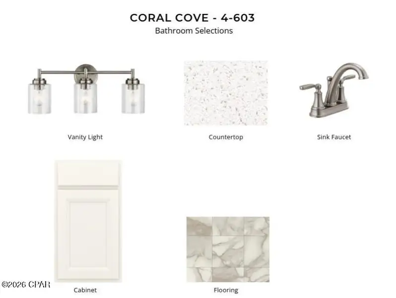 Sample of building materials used in homes in Coral Cove, Panama City Beach (Image 3).