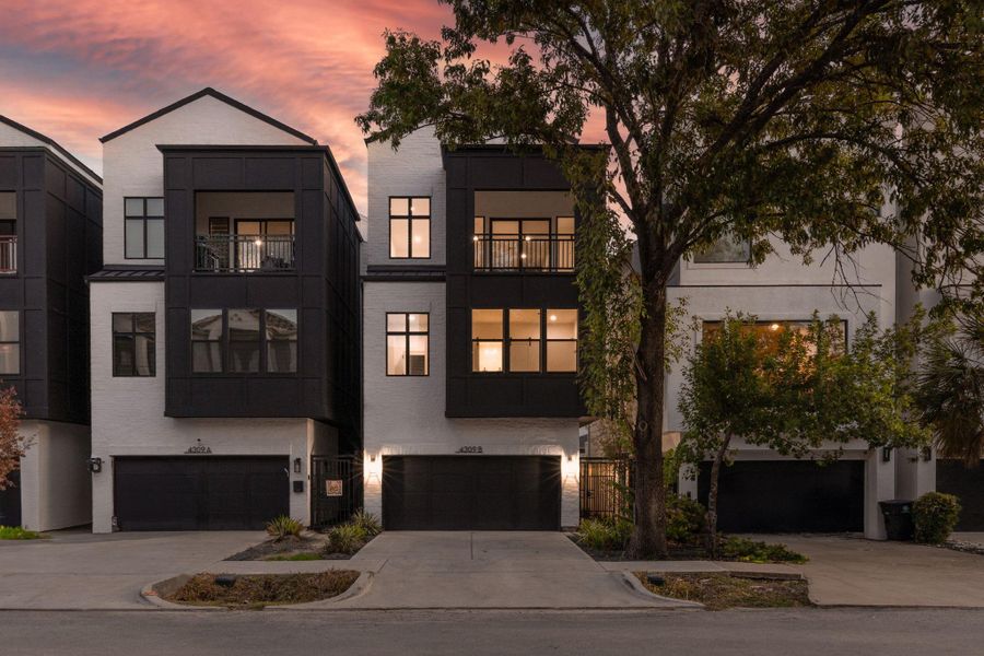 Front exterior of a new home in , Houston, TX, highlighting curb appeal (Image 24). Front exterior of a new home in , Houston, TX, highlighting curb appeal (Image 24).