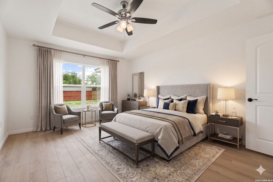 Furnished interior view inside a new home in , San Antonio (Image 4).