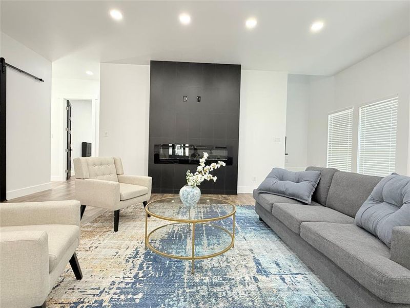 Furnished interior view inside a new home in , Dallas (Image 10). Furnished interior view inside a new home in , Dallas (Image 10).