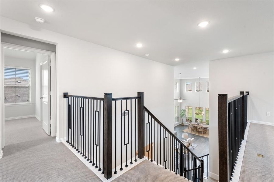 Furnished interior view inside a new home in , Oak Point (Image 19).