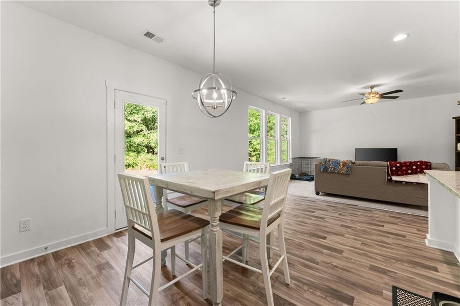 Furnished interior view inside a new home in Ellington Farms, Statham (Image 11).