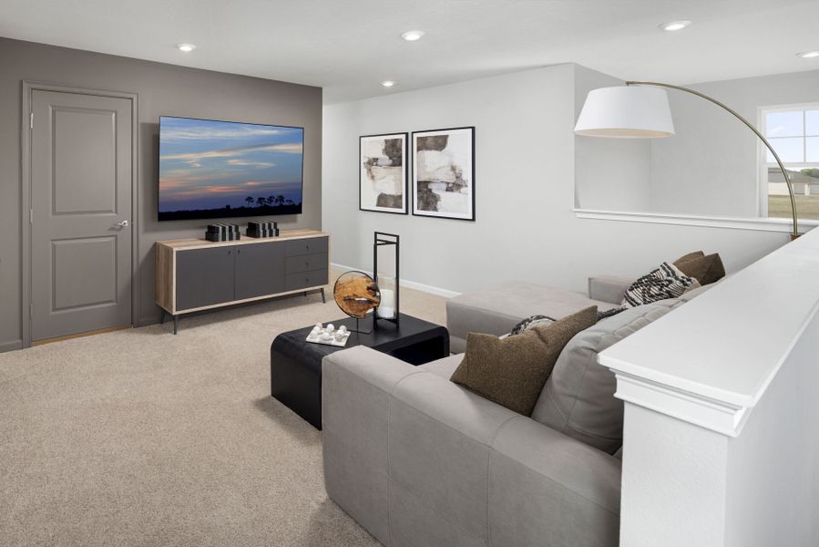 Representative furnished interior of a home built from the Brookstone by Mattamy Homes in Crosswind Ranch, Parrish (Image 13).