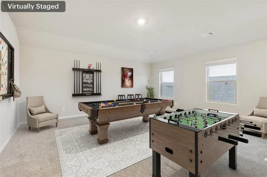 Furnished interior view inside a new home in Wolf Creek Farms - Signature Series, Melissa (Image 7).