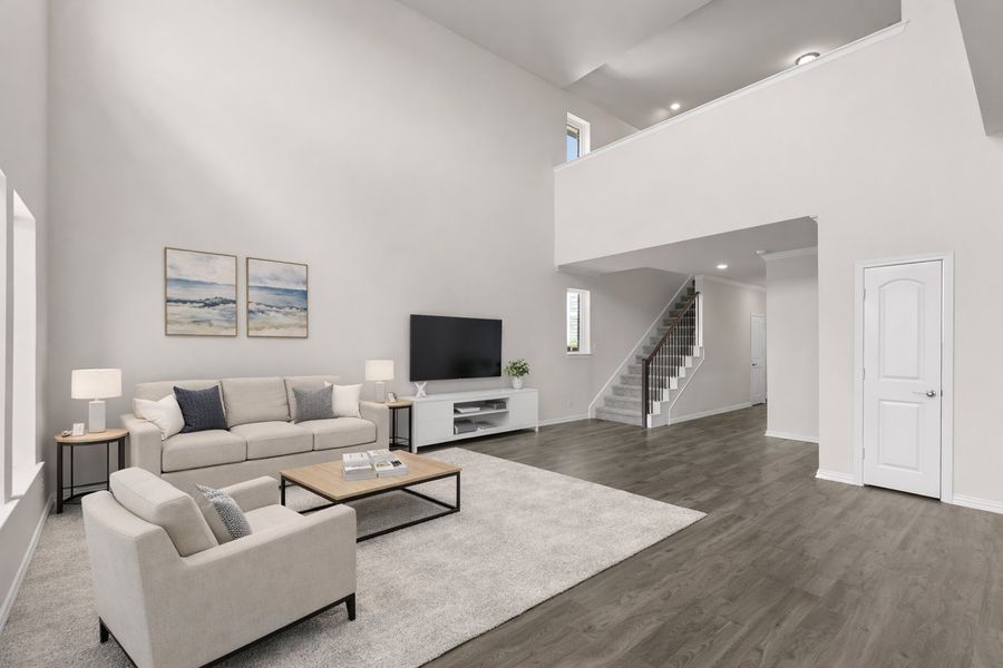 Furnished interior view inside a new home in Creekside, Royse City (Image 9).