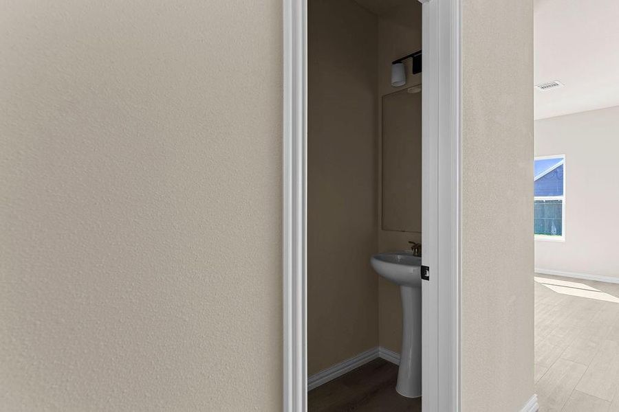 Close-up of interior finishes inside a home in Trails of Fossil Creek, Fort Worth (Image 11).