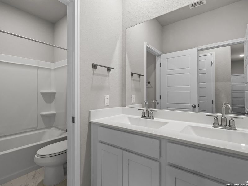 Furnished interior view inside a new home in Applewhite Meadows, San Antonio (Image 12).