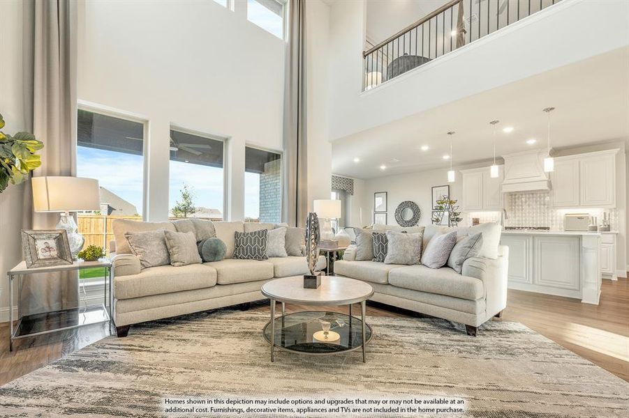 Furnished interior view inside a new home in Mosaic, Celina (Image 37). Furnished interior view inside a new home in Mosaic, Celina (Image 37).